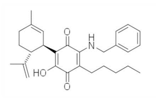 Chemical structure of VCE-004.8 (disclosed for the first time in [25]).