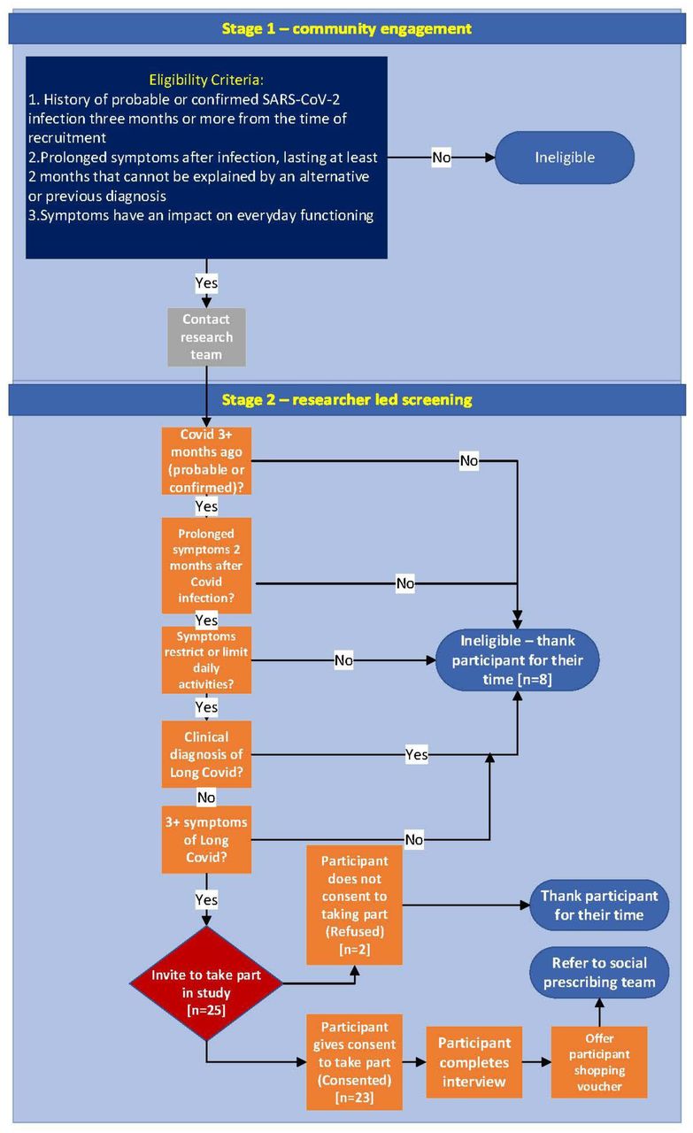 Study eligibility flow chart