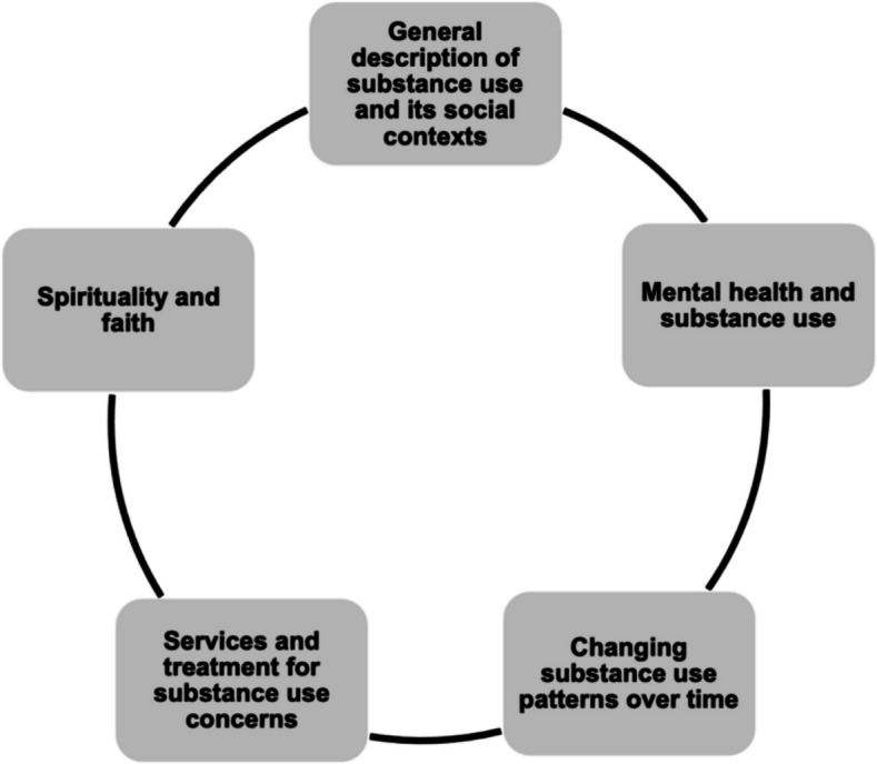 Main themes in the qualitative analysis