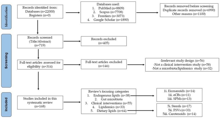 PRISMA flow diagram of the systematic review process.