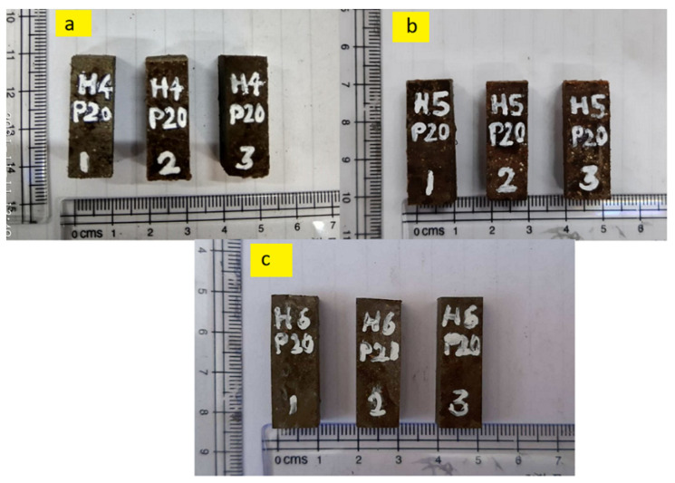 (a) HF4P20, (b) HF5P20, (c) HF6P20.