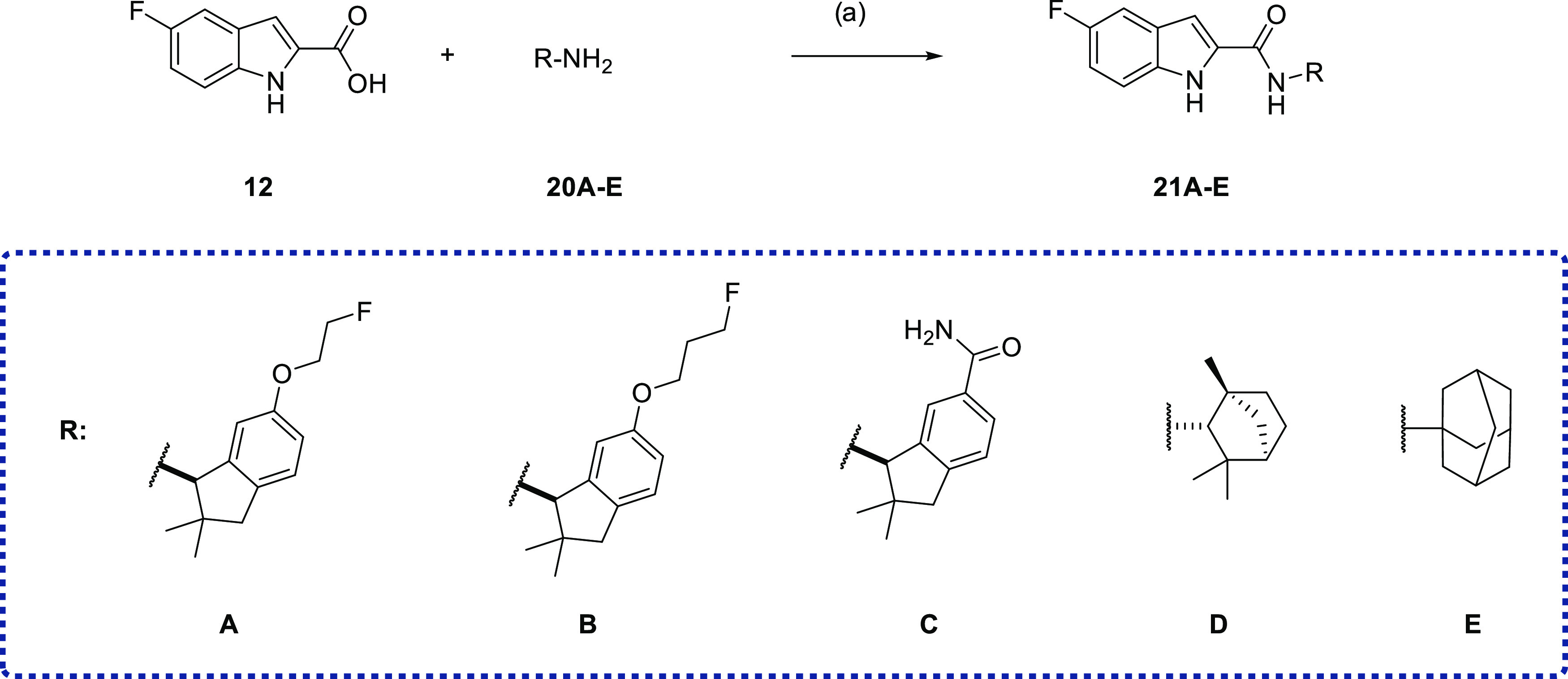 Synthesis of Target Compounds with Modified Indanone SubunitReagents and conditions: (a) BOP, NEt3, CH2Cl2, 16 h, rt.