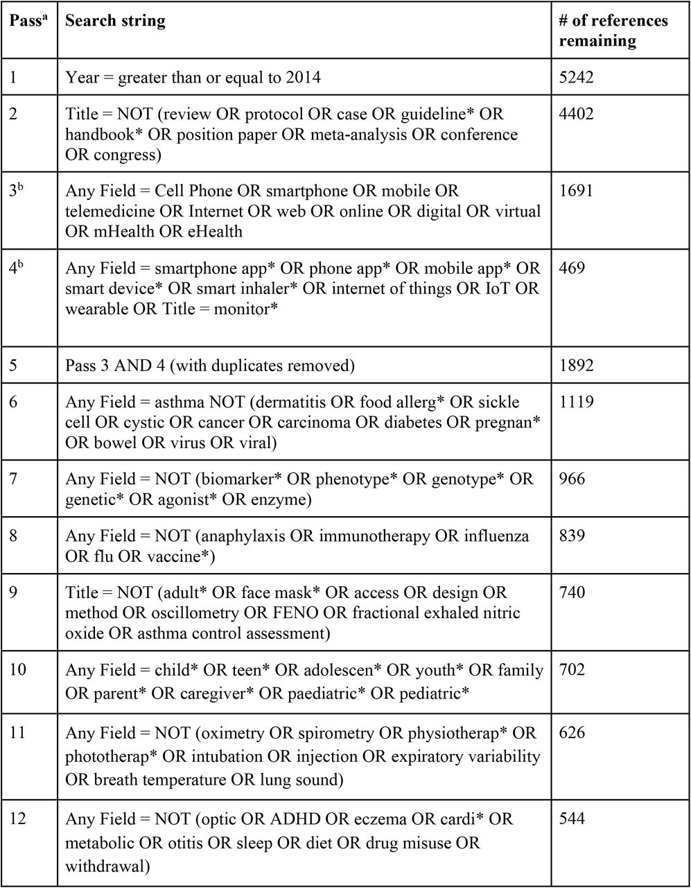Endnote search criteria