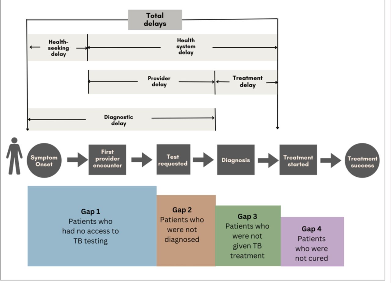Conceptual framework on types of delays along the TB care cascade [17, 31-33]