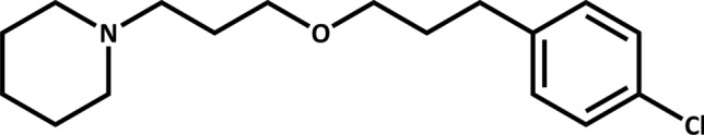 Chemical structure of pitolisant