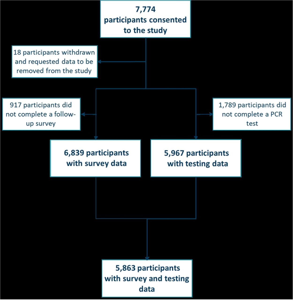 Flow diagram describing participants included in the SIREN Winter Pressures pilot sub-study