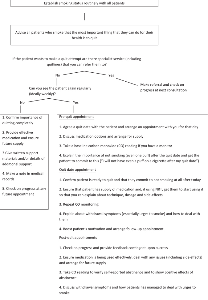 Deciding what smoking cessation interventions you can deliver