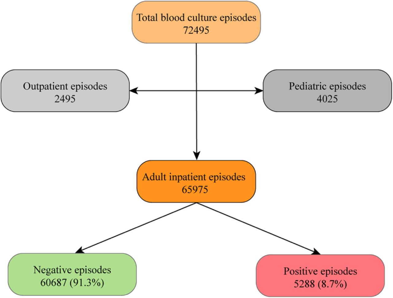 Flow chartThe flowchart depicts the categorization of the BC episodes.