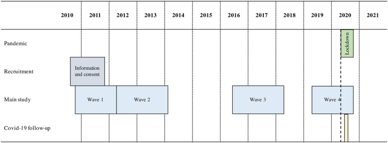 Timeline of the study.