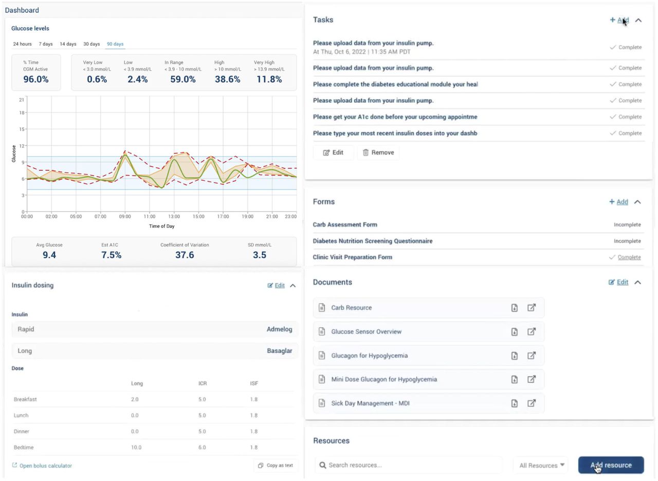 Web-Based Application for HCP