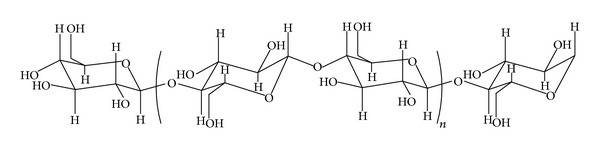 Structure of cellulose.