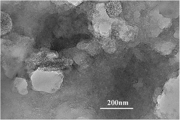TEM pattern of spent electrode materials after cycling