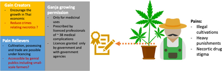 The review of the value propositioning of Thai cannabis permission policy