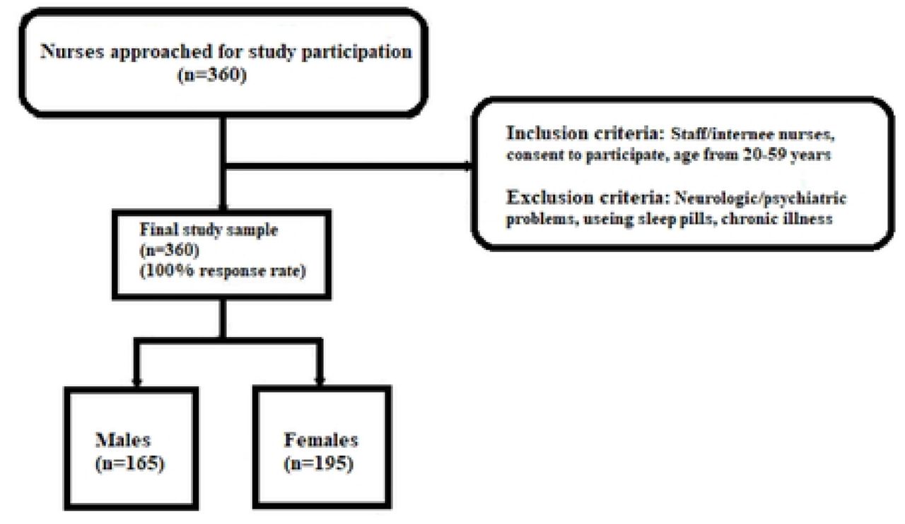 Flow chart of the study