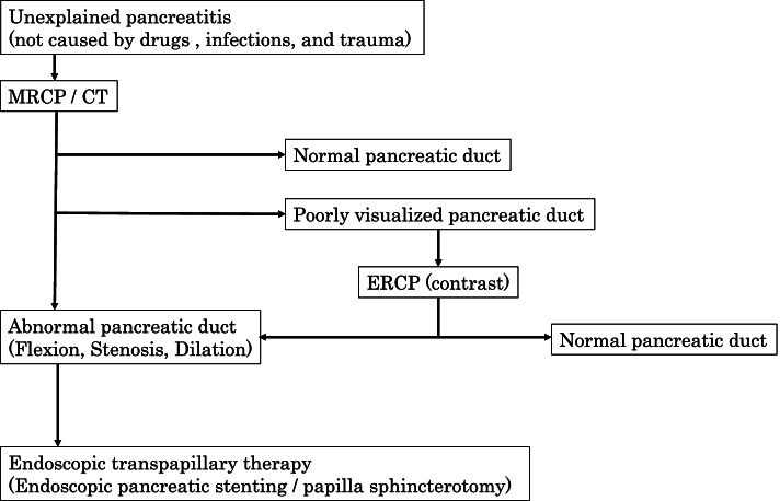 Strategy for investigation of recurrent pancreatitis in children