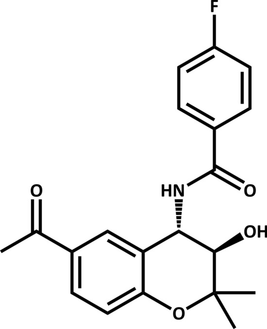 Chemical structure of carabersat