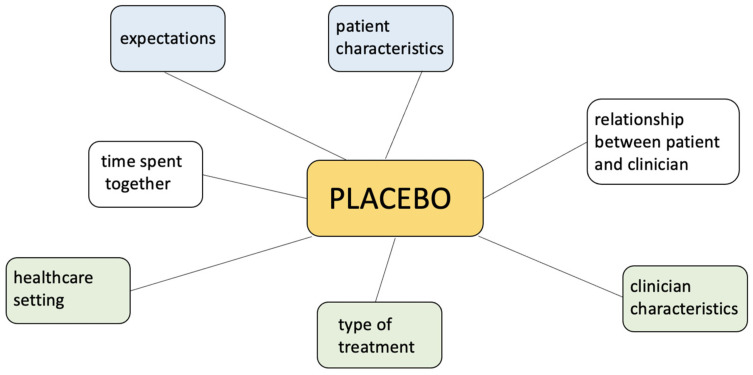 Factors influencing the placebo response.