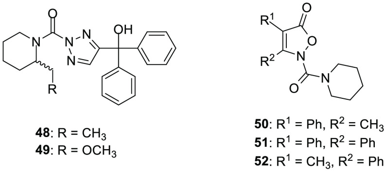 Urea-based ABHD11 inhibitors.