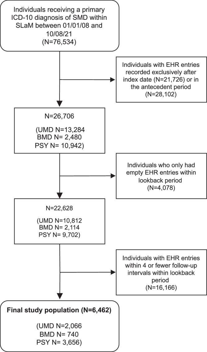 Flowchart of the study population.