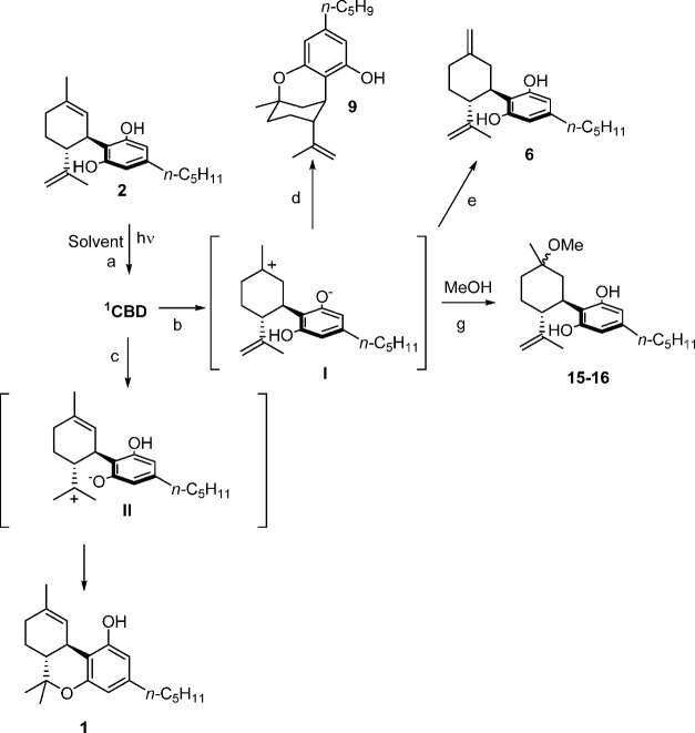 Photoreactivity of CBD (2) Observed in the Present Investigation