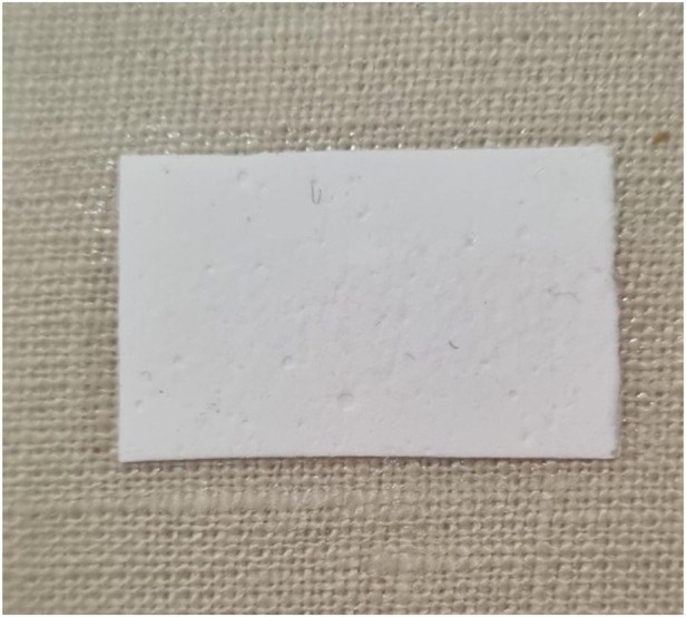 Cannabis cellulose acetate membrane dressing prototype.