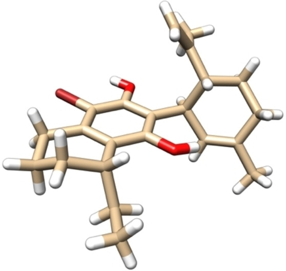 X‐ray crystal structure of compound 15 (CCDC no: 1881707).