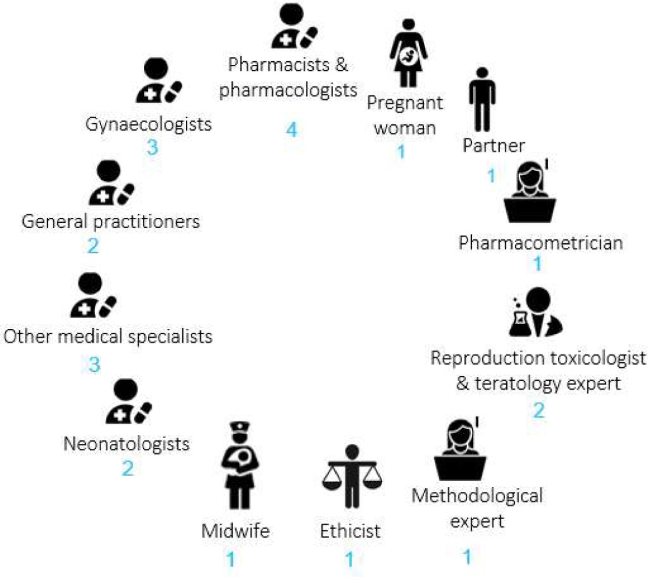 Composition of the FDSP reviewing committeeFDSP: framework for dose selection in pregnancy