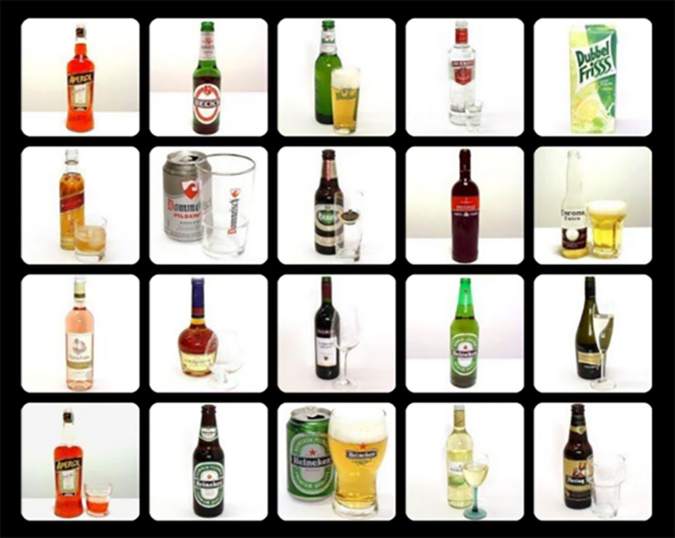 Example of an alcohol distractors trial of the OOOT.