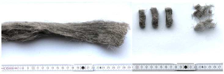 Hemp fibres.
