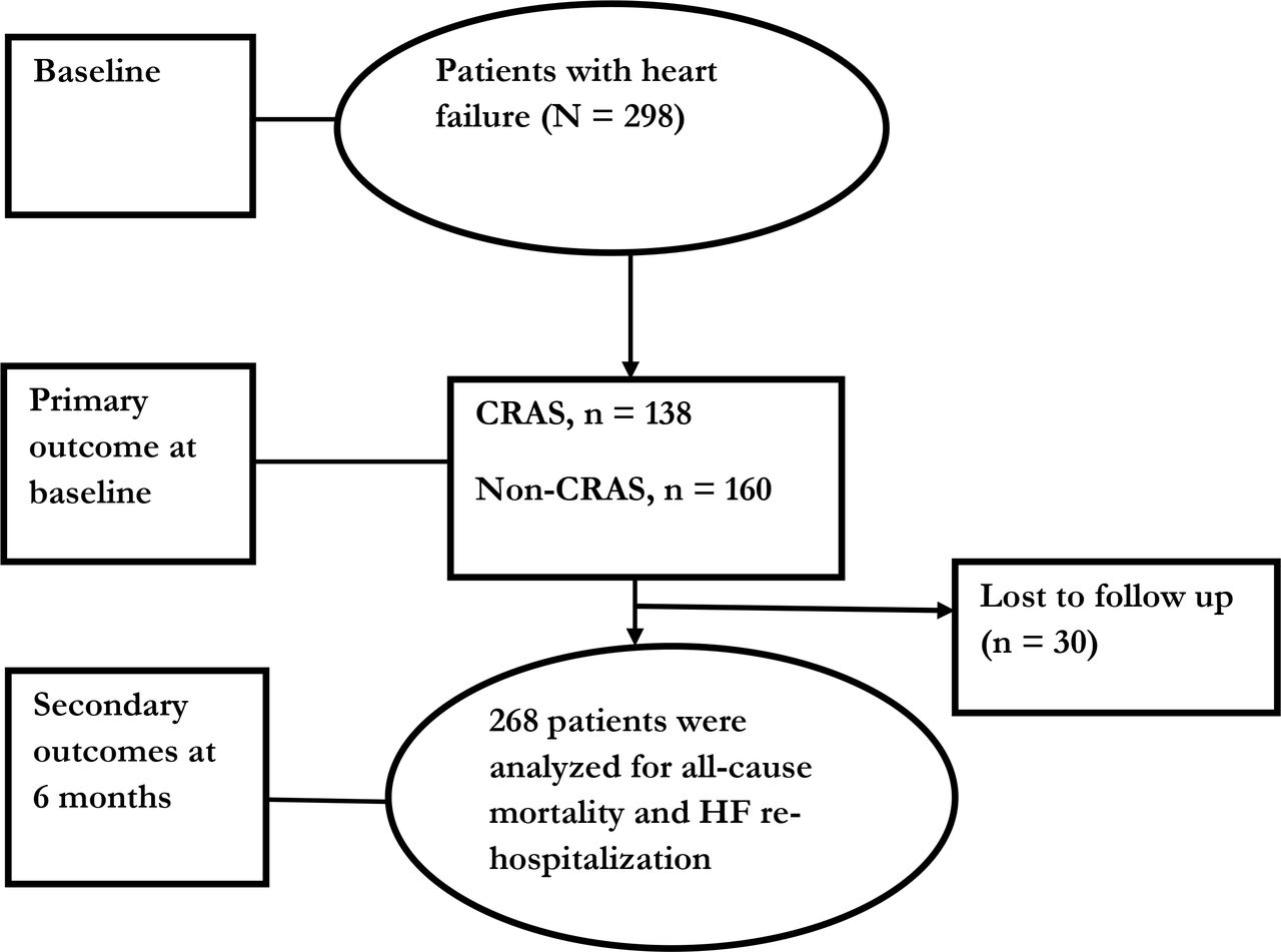 Algorith1n flowchart of the study populations by CRAS