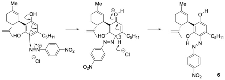 Proposed formation mechanism of 6.