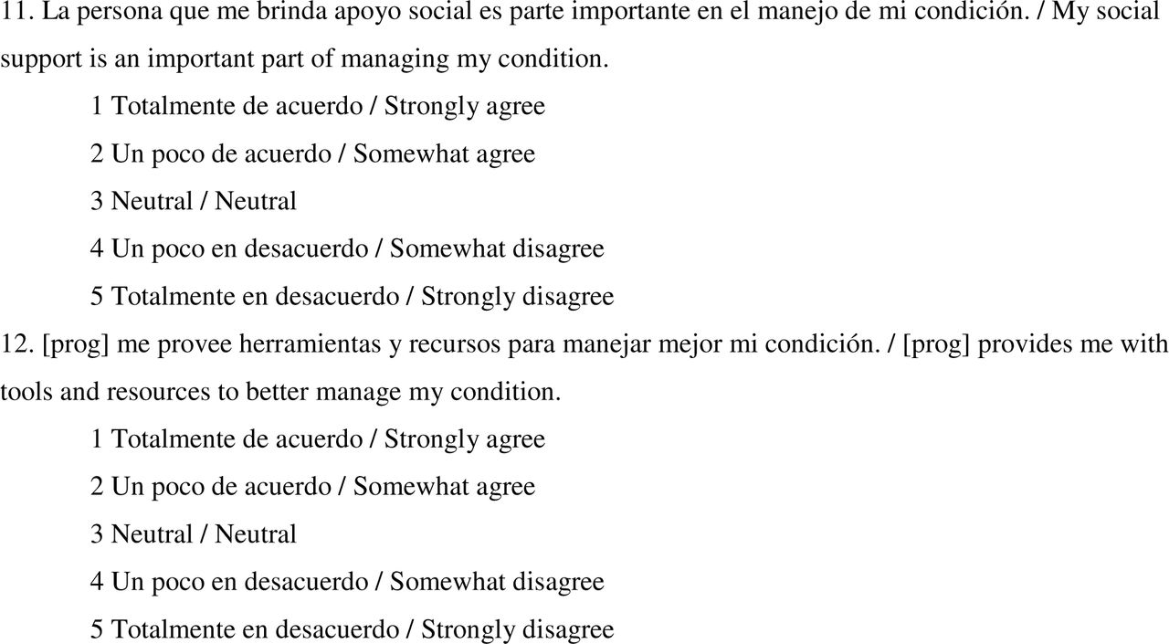 Two added questions to the but were not included in the total scoring.
